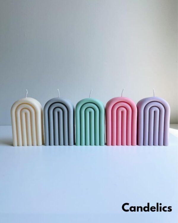 Rainbow Arc Candle